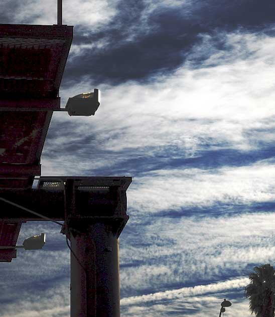 Sky over Melrose Avenue, Thursday, December 30, 2010