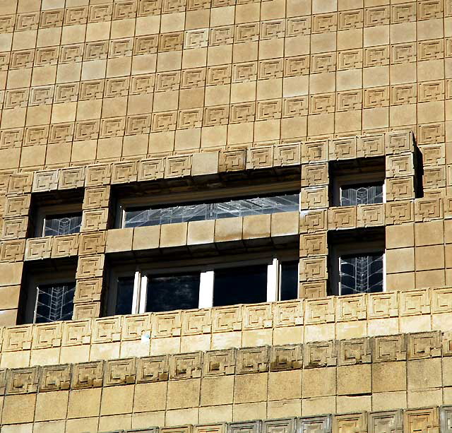 Frank Lloyd Wright's 1924 Ennis House, 2607 Glendower Avenue, Los Angeles (Los Feliz) - photographed Tuesday, January 4, 2011