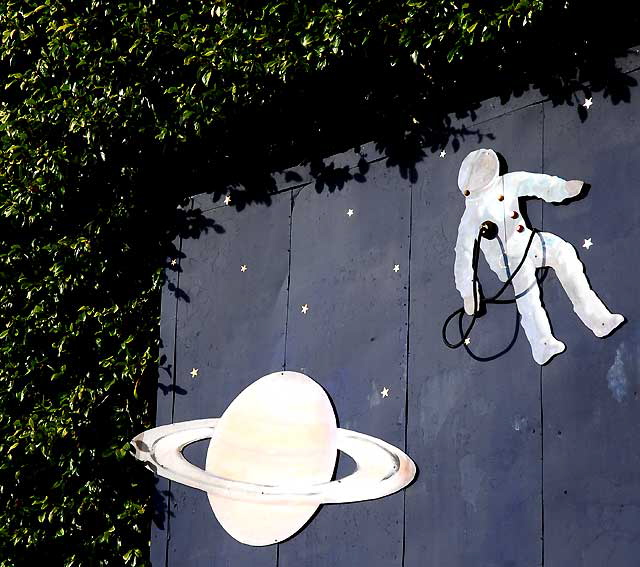 Astronaut mural, North Cahuenga Boulevard, Hollywood