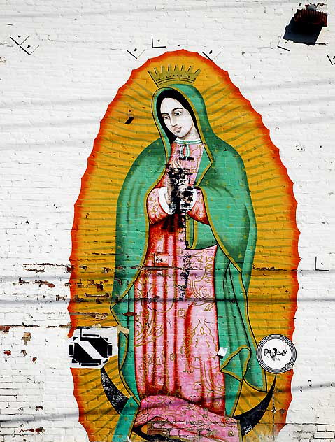 : Patron Saint, alley at Logan and Sunset, Echo Park 