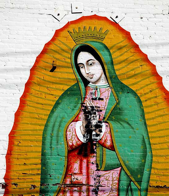 Patron Saint, alley at Logan and Sunset, Echo Park 