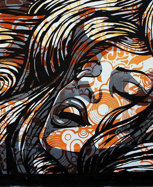 Tristan Eaton mural, Logan and Sunset, Echo Park 