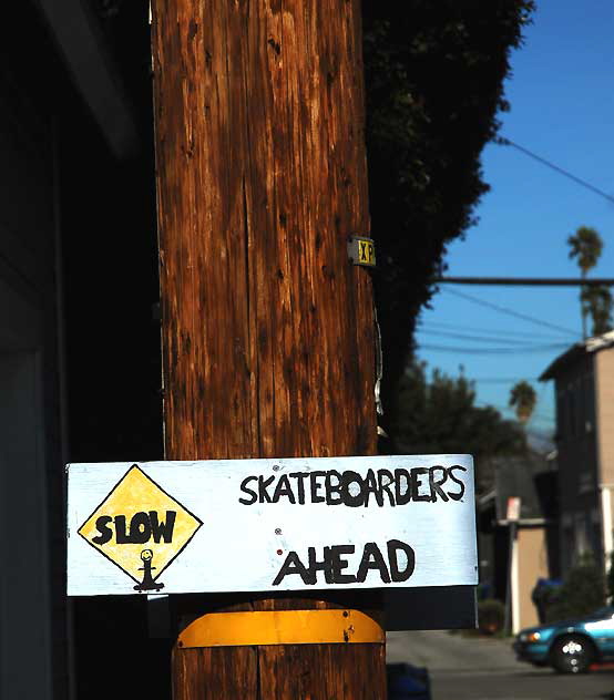 Slow - Skateboarders Ahead