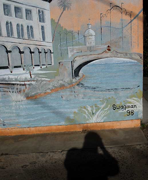 1998 "Swagman" Venice Mural, alley near 685 Venice Boulevard, Venice, California