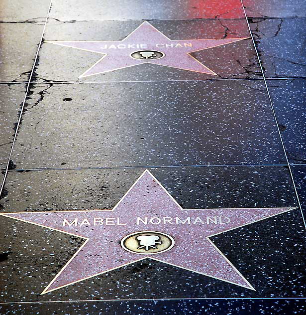 Stars on the Hollywood Walk of Fame - Mabel Norman, Jackie Chan