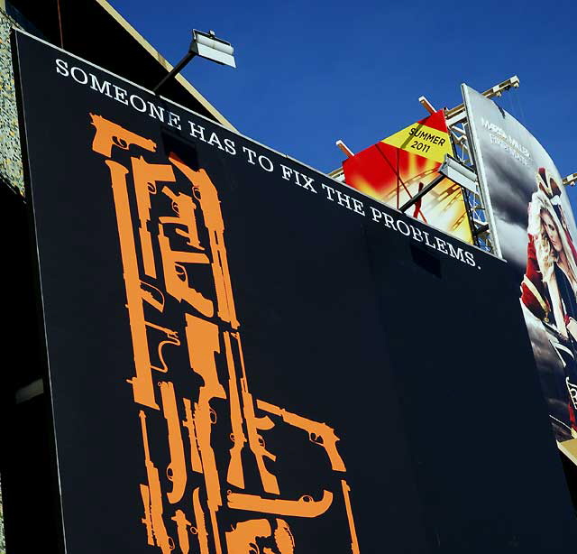 Billboard for "The Mechanic" - Hollywood and Highland, Friday, January 14, 2011