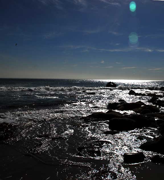 Beach on Pacific Coast Highway at Coastline Drive, Malibu, Thursday, January 20, 2011