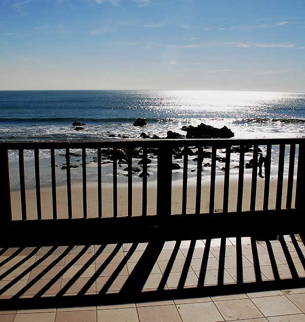 Beach on Pacific Coast Highway at Coastline Drive, Malibu, Thursday, January 20, 2011