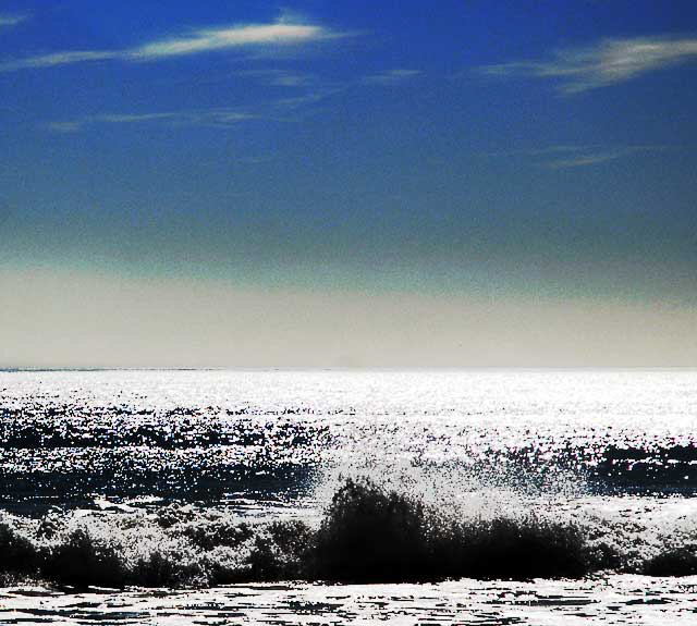 Beach on Pacific Coast Highway at Coastline Drive, Malibu, Thursday, January 20, 2011