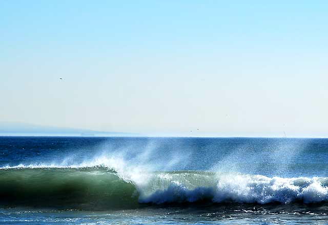 Beach on Pacific Coast Highway at Coastline Drive, Malibu, Thursday, January 20, 2011