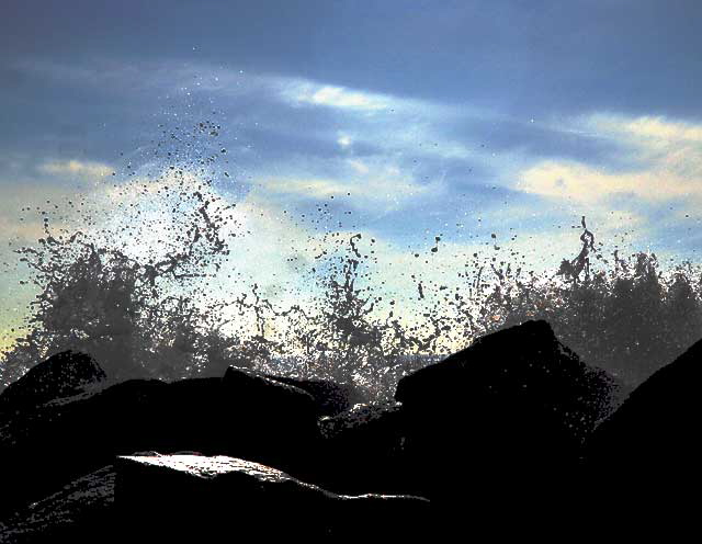 Breakwater, Venice Beach, Tuesday, January 25, 2011