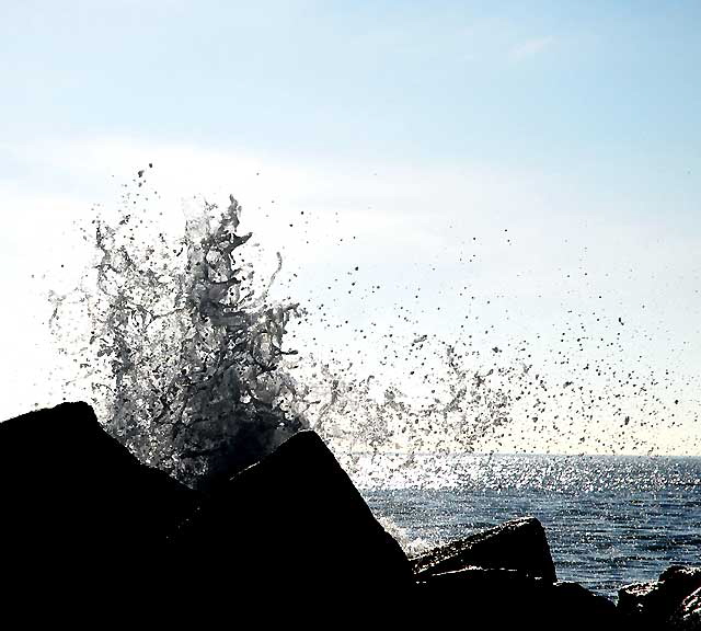 Breakwater, Venice Beach, Tuesday, January 25, 2011