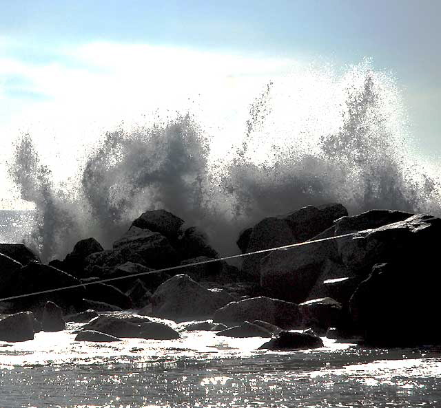 Breakwater, Venice Beach, Tuesday, January 25, 2011