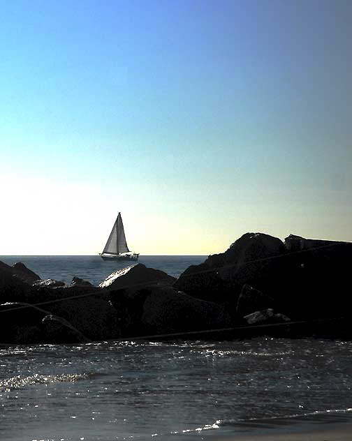 Breakwater, Venice Beach, Tuesday, January 25, 2011