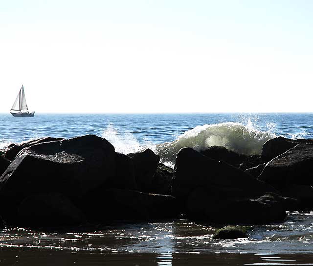 Breakwater, Venice Beach, Tuesday, January 25, 2011