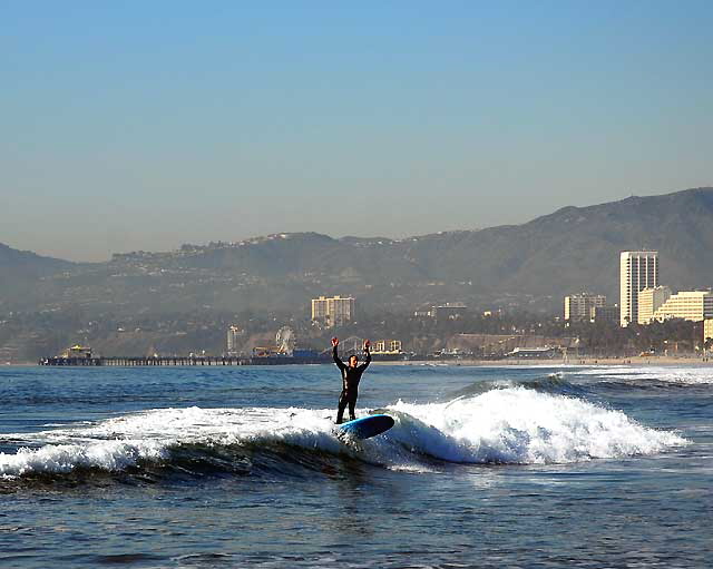 Surfer, Venice Beach, Tuesday, January 25, 2011