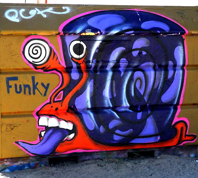 At the Venice Beach Art Walls, Tuesday, January 25, 2011