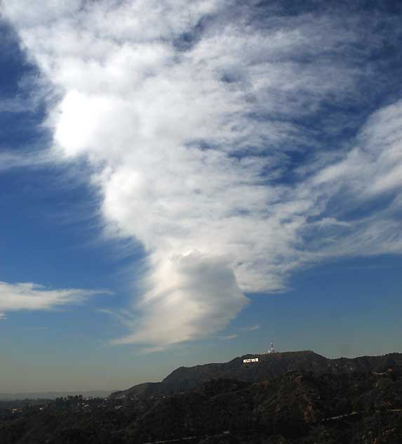 The Hollywood Sign, Wednesday, January 26, 2011