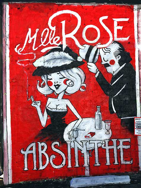 Absinthe painting, Melrose Avenue