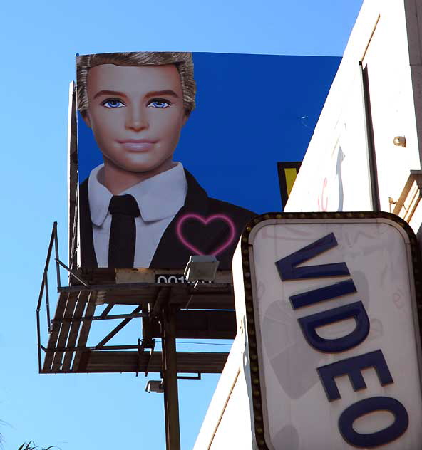 Barbie/Ken billboard, Hollywood Boulevard