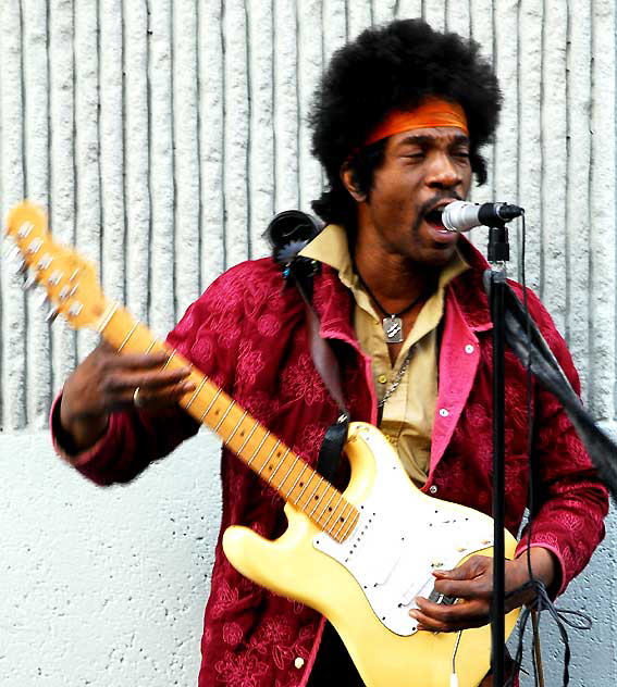 Jimi Hendricks impersonator, Hollywood Boulevard 