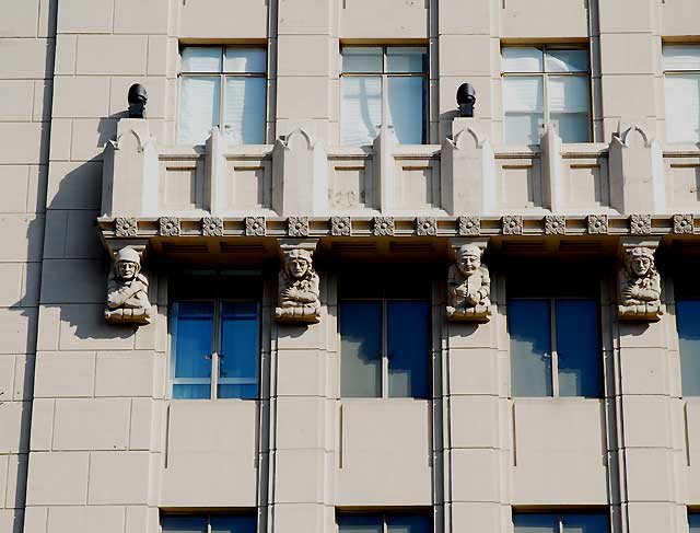 On the northeast corner of Hollywood and Vine, the Equitable Building, 1929, designed by Aleck Curlett