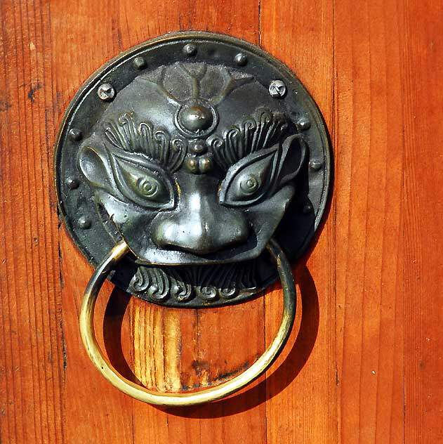 Dragon door pull, Hollywood Boulevard