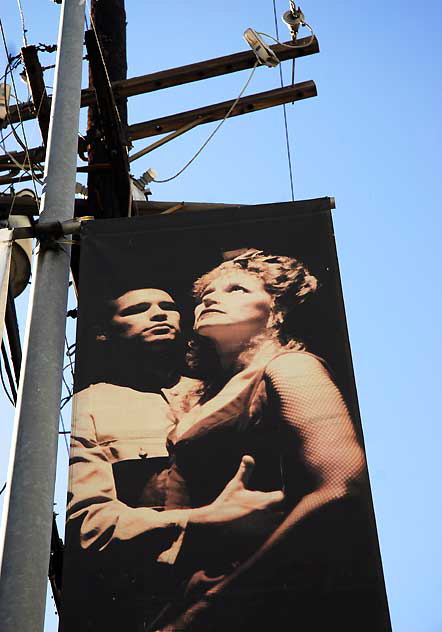 Theater Row Banner, Santa Monica Boulevard, Hollywood