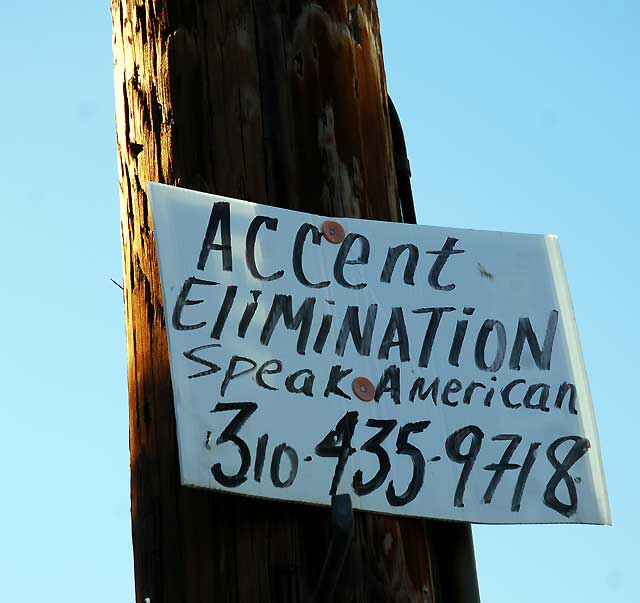 Accent Elimination Ad, Spaulding at Melrose Avenue