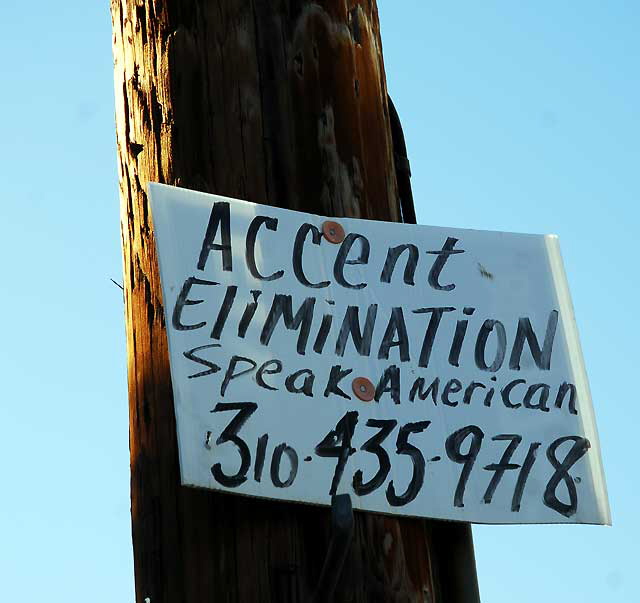 Accent Elimination Ad, Spaulding at Melrose Avenue
