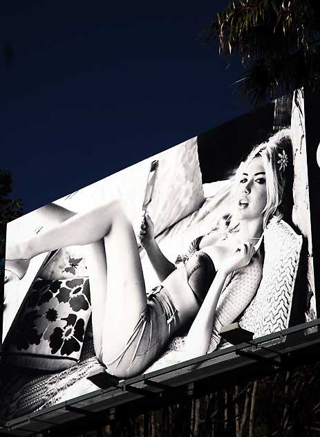 Guess billboard on the Sunset Strip, Monday, February 7, 2011