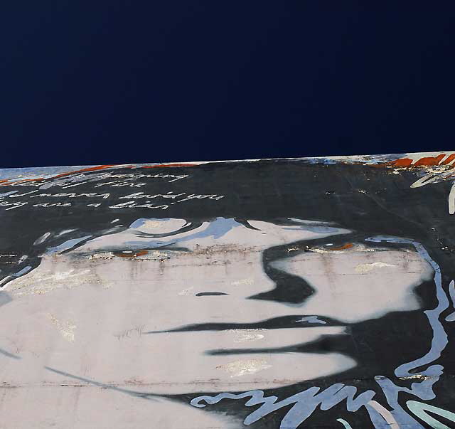 Jim Morrison mural, Hawthorn at La Brea, Hollywood