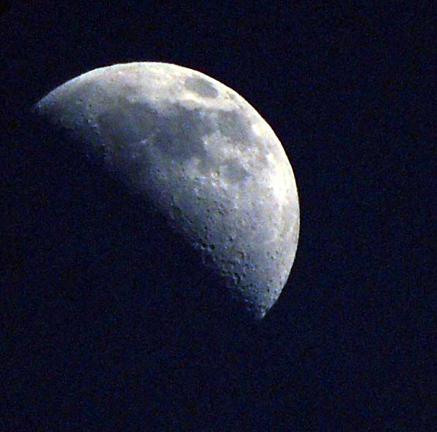 Moon over Hollywood, Thursday, February 10, 2011