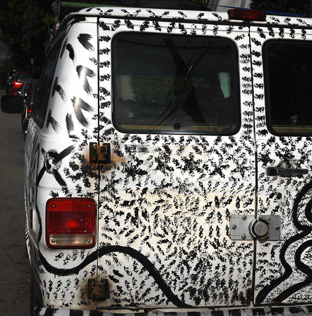 "Revolution" van parked on Hyperion in Silverlake, Wednesday, February 16, 2011