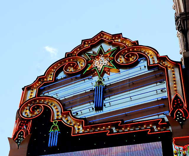 El Capitan Theater marquee, Thursday, February 17, 2011