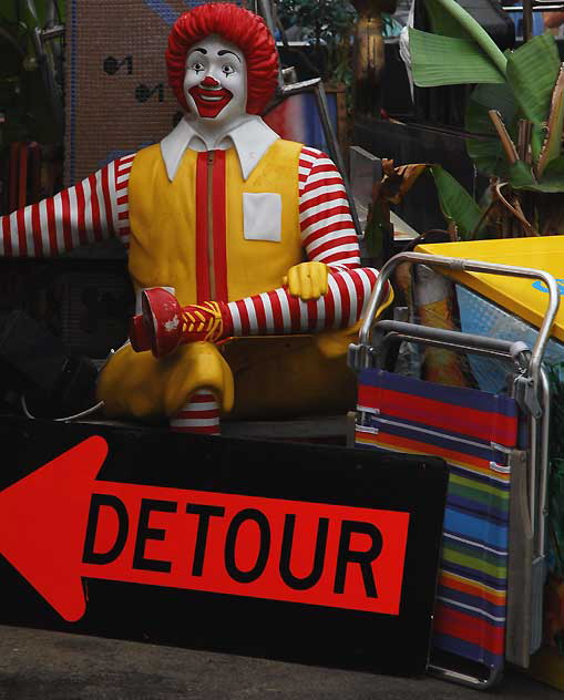 Detour" - Ronald McDonald at Nick Metropolis, La Brea at 1st, just south of Hollywood