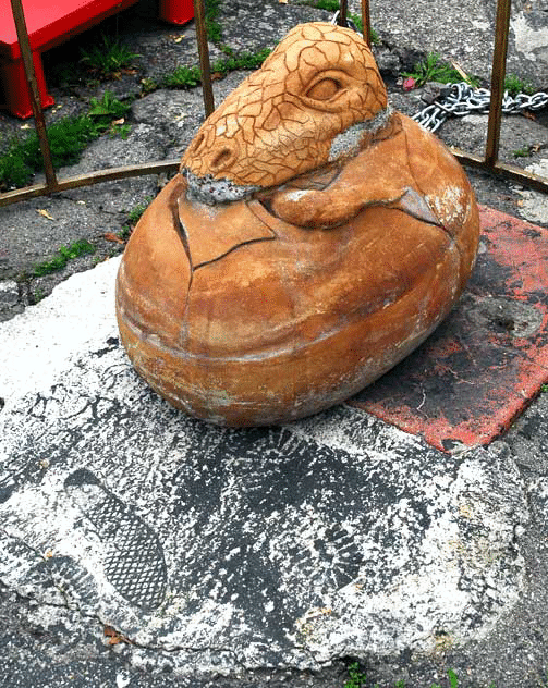 Dinosaur Egg - Nick Metropolis, La Brea at 1st, just south of Hollywood