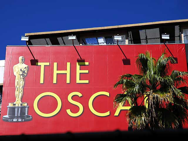 Preparing for the Oscars at the Kodak Theater on Hollywood Boulevard, Tuesday, February 22, 2011