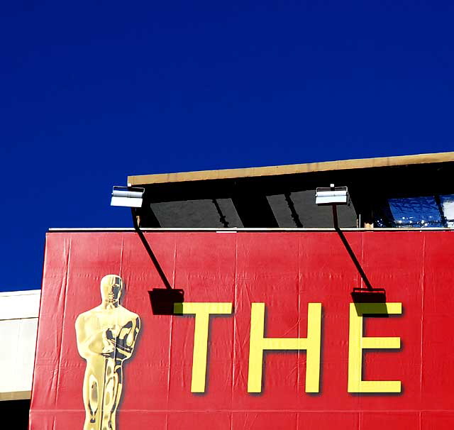 Preparing for the Oscars at the Kodak Theater on Hollywood Boulevard, Tuesday, February 22, 2011