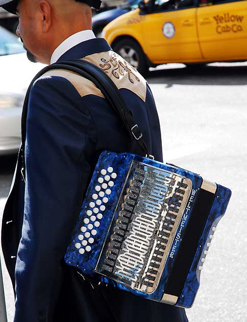 Mexican Accordion Player, Hollywood Boulevard