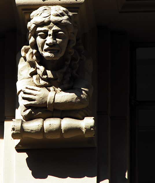 Detail, the Equitable Building ay Hollywood and Vine