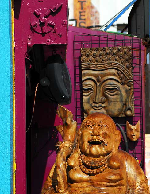 Wooden Buddha, Ocean Front Walk, Venice Beach, Friday, March 4, 2011