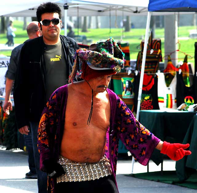 Dancer on Ocean Front Walk, Venice Beach, Friday, March 4, 2011