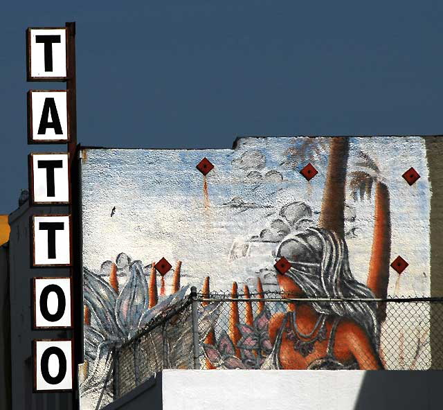 Mural at Tattoo Parlor, Venice Beach
