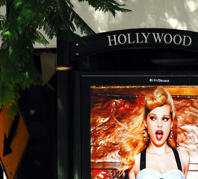 Kiosk poster, Hollywood Boulevard