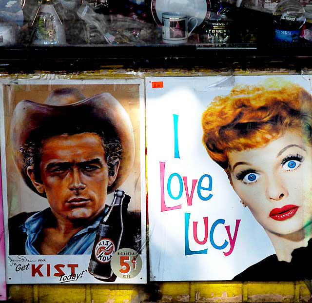 Lucy and James Dean, Hollywood Boulevard