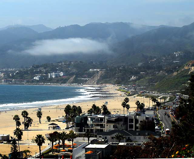 Pacific Coast Highway heading up into Malibu 