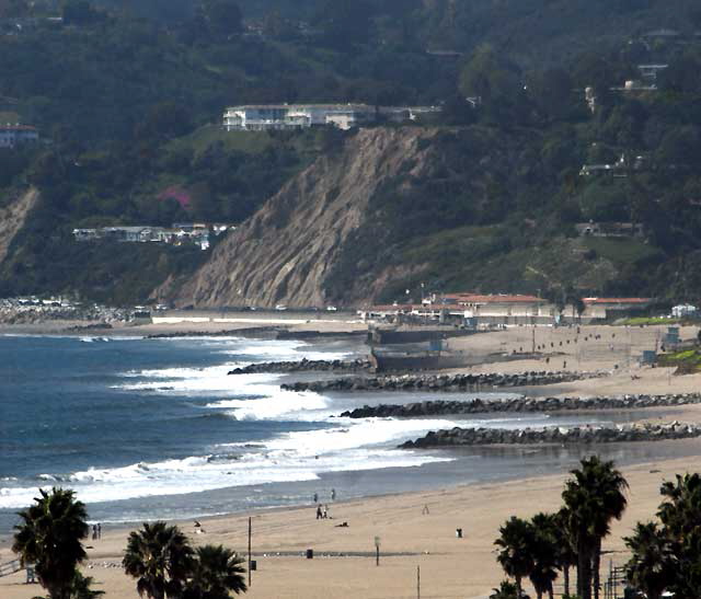 Pacific Coast Highway heading up into Malibu 