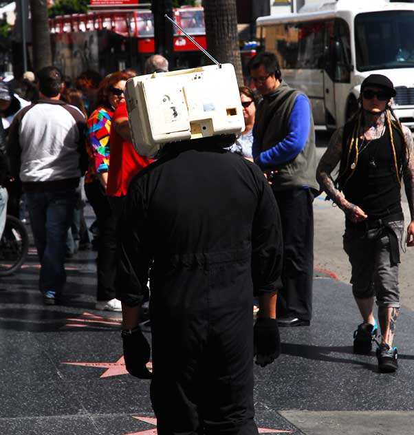 TV Man" - Hollywood Boulevard, Tuesday, March 22, 2011