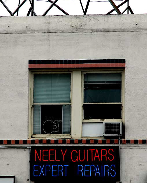 Neely Guitars, Sunset Boulevard in Hollywood